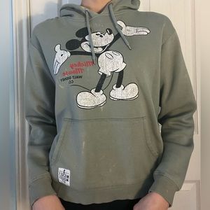 Green Mickey Mouse Hoodie